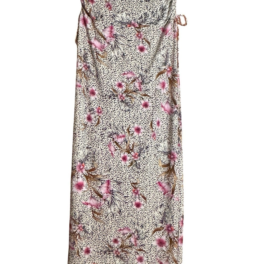 White House Black Market Pink Floral Maxi Dress/Skirt - Picture 2 of 8